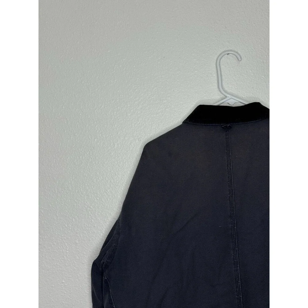 VTG Walls Blizzard Pruf Canvas Jacket Mens Large Chore Barn Work Distressed Coat - Picture 9 of 16